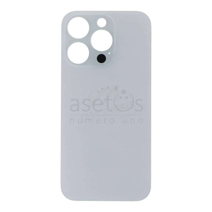 Battery Door with Adhesive for iPhone 14 Pro Large Hole White HQ