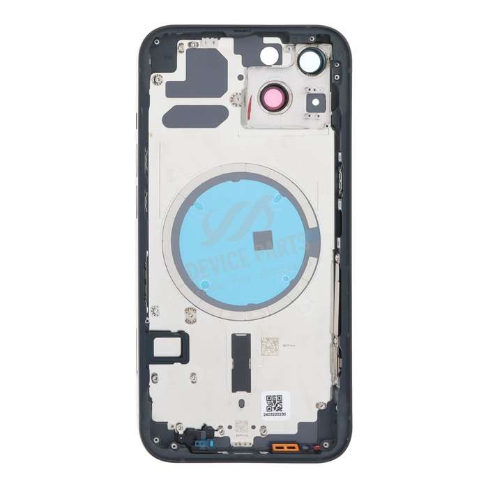 Middle Frame + Battery Door + Back Camera Lens and Bezel + Side Buttons + SIM Card Tray with Magn...