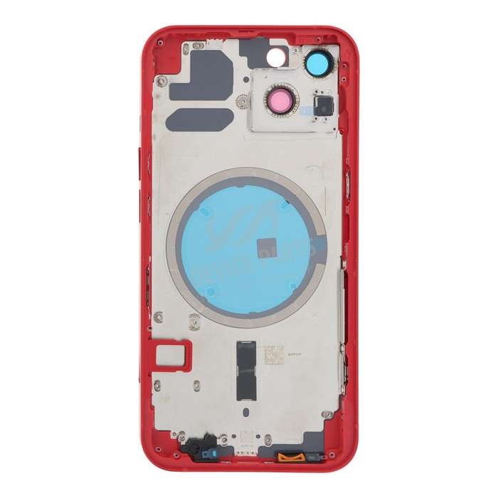 Middle Frame + Battery Door + Back Camera Lens and Bezel + Side Buttons + SIM Card Tray with Magn...