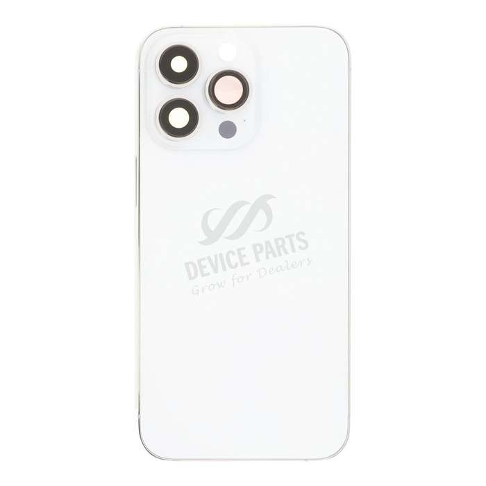 Middle Frame + Battery Door + Back Camera Lens and Bezel + Side Buttons + SIM Card Tray with Magn...