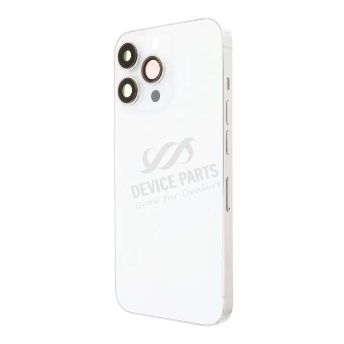 Middle Frame + Battery Door + Back Camera Lens and Bezel + Side Buttons + SIM Card Tray with Magn...