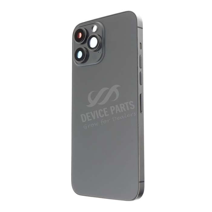 Middle Frame + Battery Door + Back Camera Lens and Bezel + Side Buttons + SIM Card Tray with Magn...