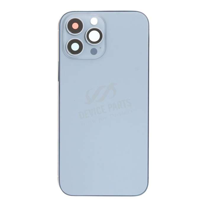 Middle Frame + Battery Door + Back Camera Lens and Bezel + Side Buttons + SIM Card Tray with Magn...