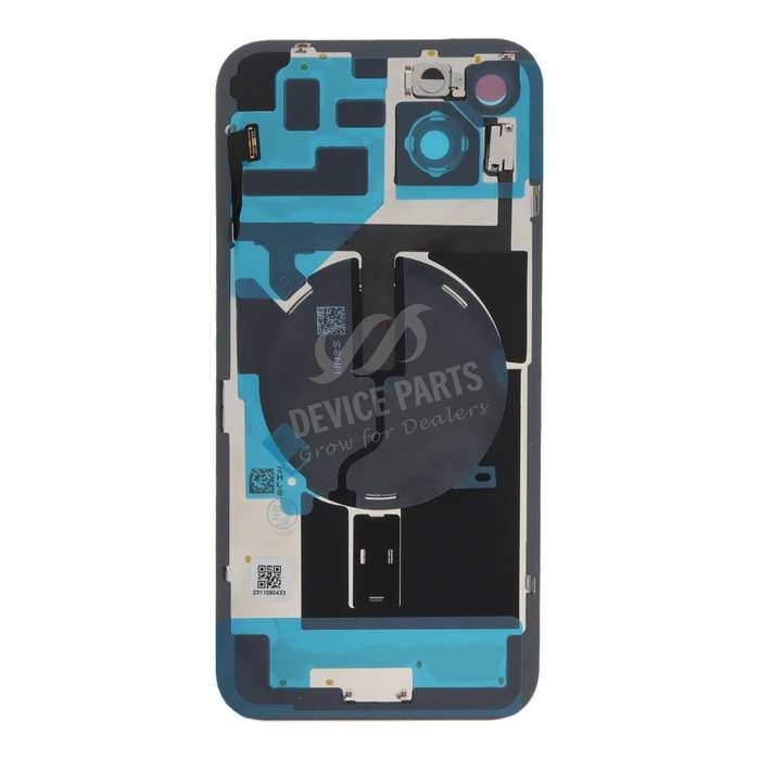 Battery Door + Back Camera Lens and Bezel with Bracket + Wireless Charger Chip + Magnetism Ring +...