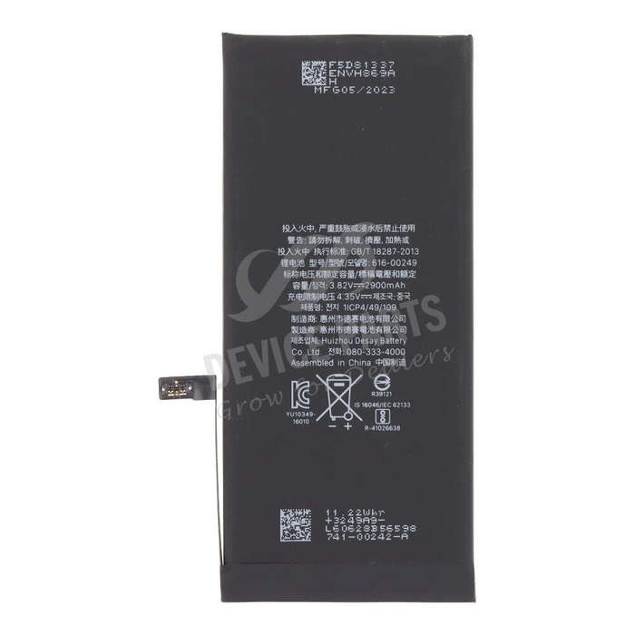 616-00249/616-00252 2900mAh Battery + Battery Adhesive for iPhone 7 Plus OEM