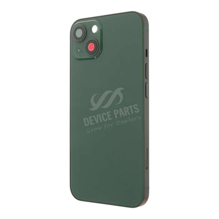 Middle Frame + Battery Door + Back Camera Lens and Bezel + Side Buttons + SIM Card Tray with Magn...