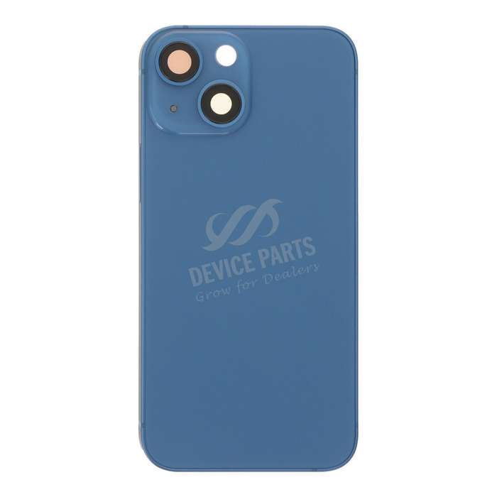 Middle Frame + Battery Door + Back Camera Lens and Bezel + Side Buttons + SIM Card Tray with Magn...