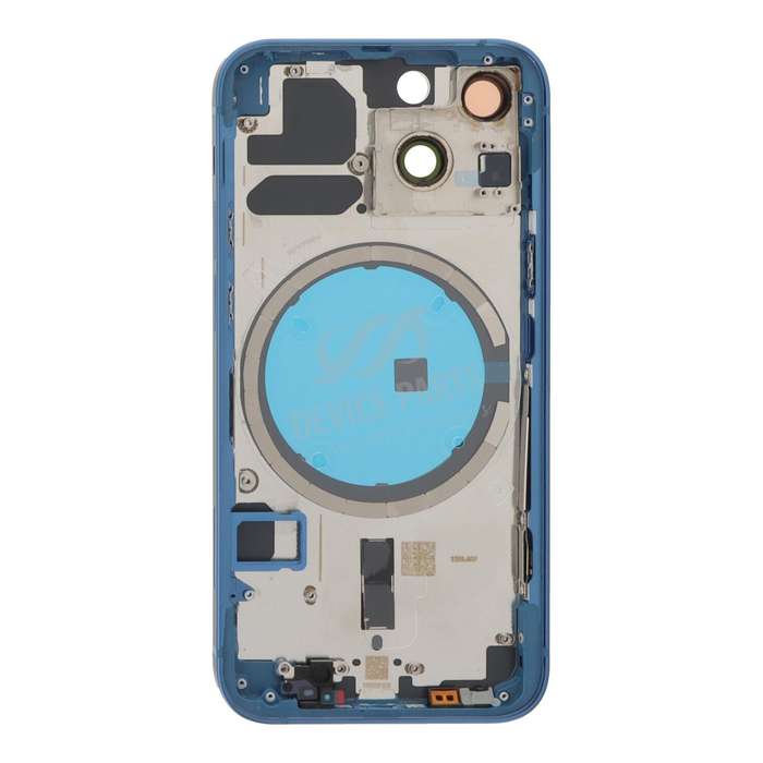 Middle Frame + Battery Door + Back Camera Lens and Bezel + Side Buttons + SIM Card Tray with Magn...