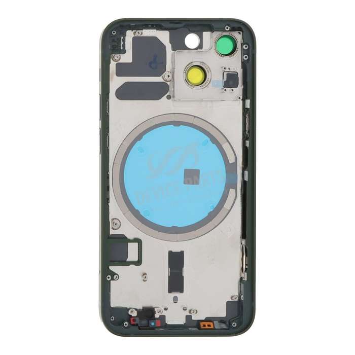 Middle Frame + Battery Door + Back Camera Lens and Bezel + Side Buttons + SIM Card Tray with Magn...