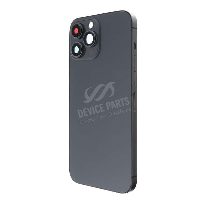 Middle Frame + Battery Door + Back Camera Lens and Bezel + Side Buttons + SIM Card Tray with Magn...