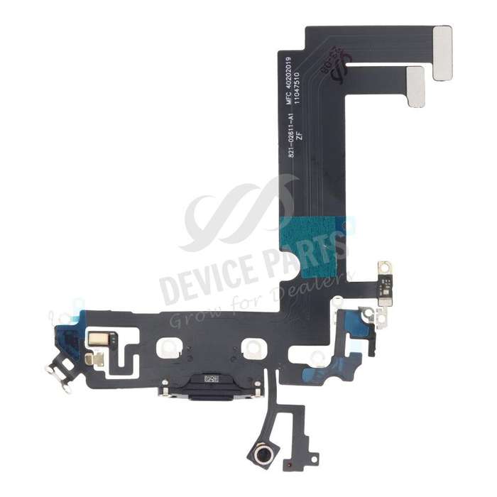 Charging Port Flex Cable for iPhone 12 Mini Black HQ