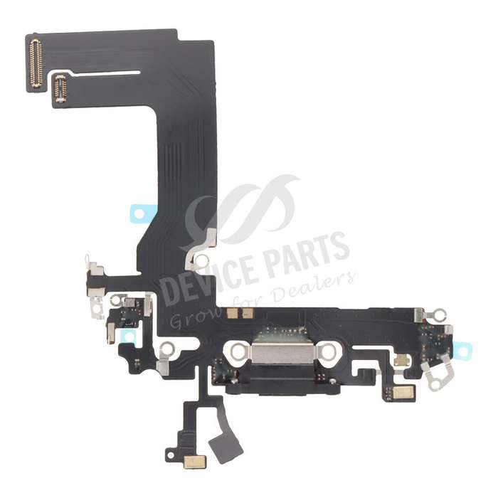 Charging Port Flex Cable for iPhone 13 Mini 5.4" Black without Logo HQ