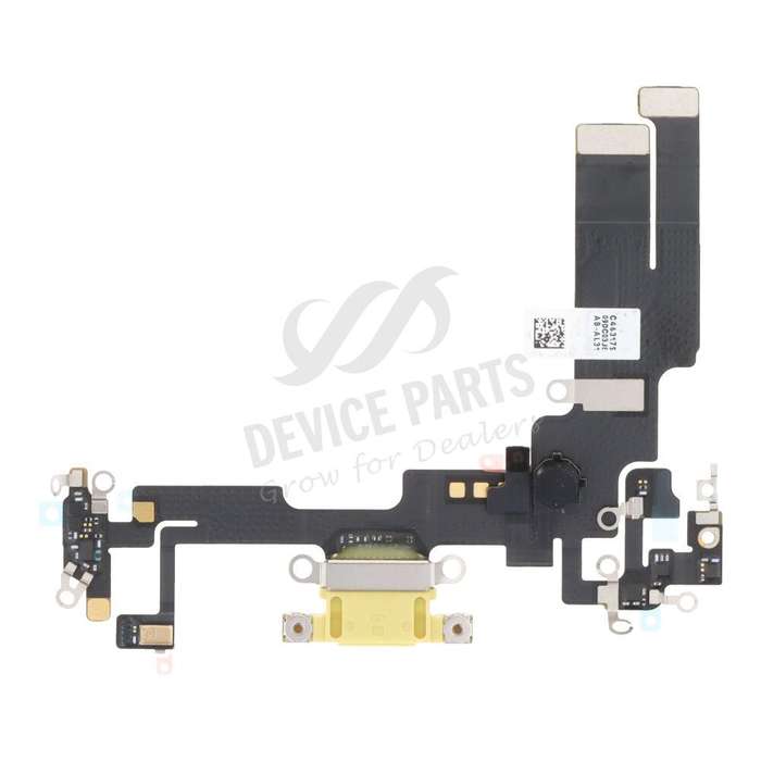 Charging Port Flex Cable for iPhone 14 Yellow Ori