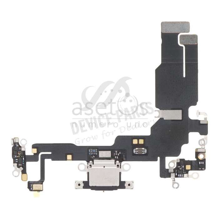 Charging Port Flex Cable for iPhone 15 Black Ori