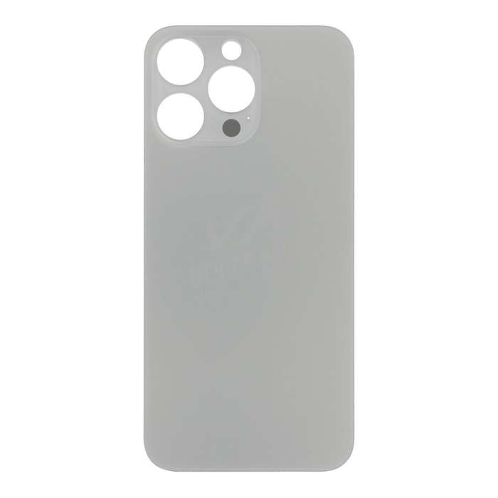 Battery Door with Adhesive for iPhone 15 Pro Max Large Hole Natural Titanium OEM