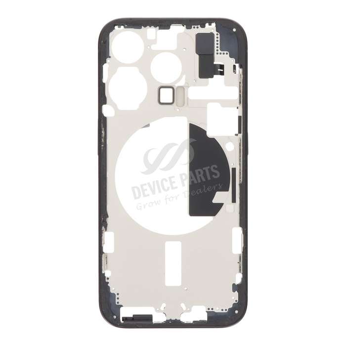 Middle Frame with Side Buttons + SIM Card Tray for iPhone 15 Pro A3101/A3102 European Version Blu...