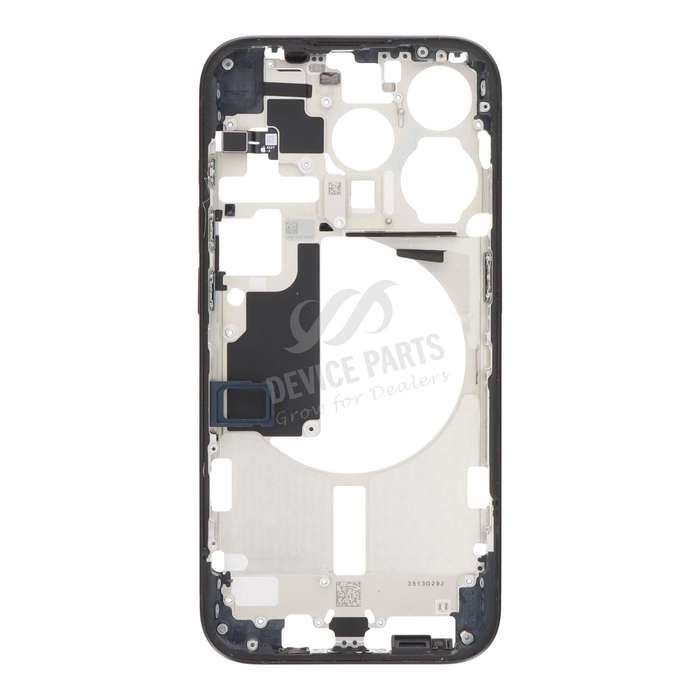 Middle Frame with Side Buttons + SIM Card Tray for iPhone 15 Pro A3101/A3102 European Version Blu...