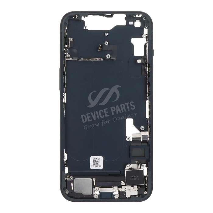 Middle Frame Assembly for iPhone 14 A2882/A2881/A2884/A2883 European Version Midnight Black OEM