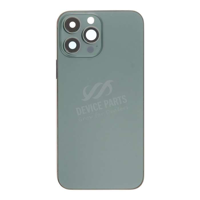 Middle Frame + Battery Door + Back Camera Lens and Bezel + Side Buttons + SIM Card Tray with Magn...