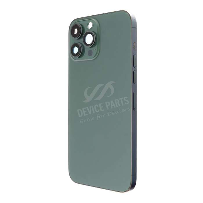 Middle Frame + Battery Door + Back Camera Lens and Bezel + Side Buttons + SIM Card Tray with Magn...