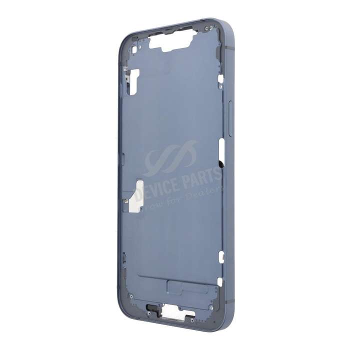 Middle Frame with Side Key+Side Rails+Card Tray+Speaker Anti-Dust Mesh for iPhone 14 Plus Europea...