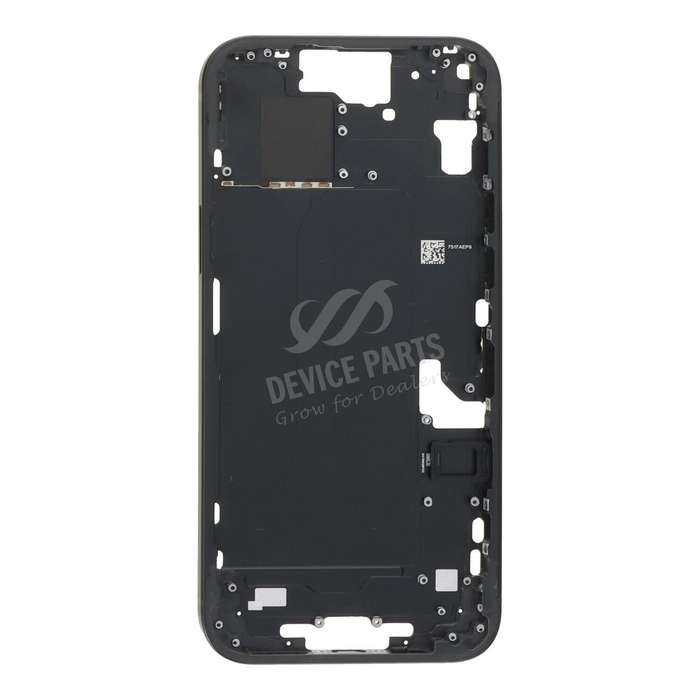 Middle Frame with Side Buttons + SIM Card Tray for iPhone 15 Plus A3093/A3094 European Version Bl...