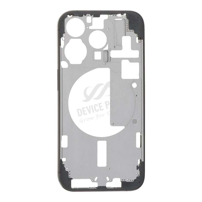 Middle Frame with Side Buttons + SIM Card Tray for iPhone 15 Pro A3102 European Version Black Tit...