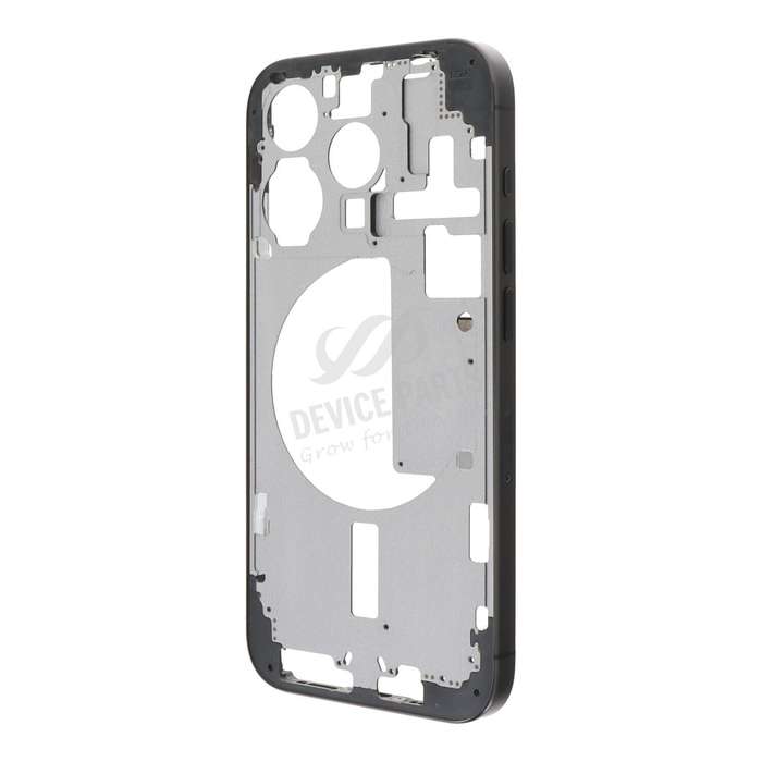 Middle Frame with Side Buttons + SIM Card Tray for iPhone 15 Pro A3102 European Version Black Tit...