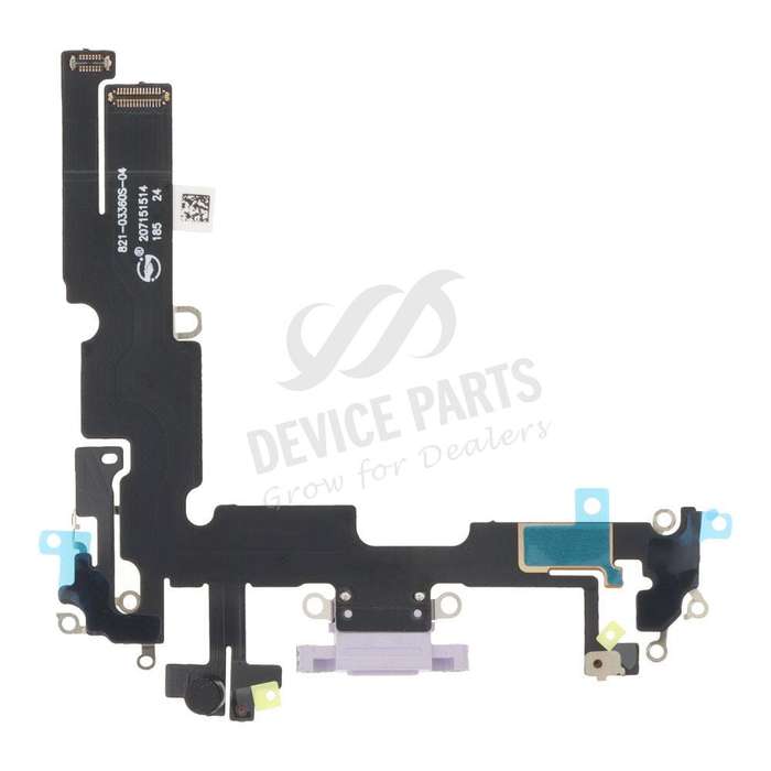 Charging Port Flex Cable for iPhone 14 Plus Purple OEM