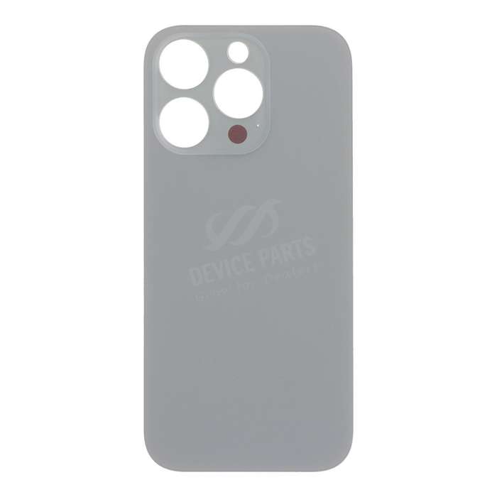 Battery Door with Adhesive for iPhone 16 Pro Large Hole Natural Titanium HQ