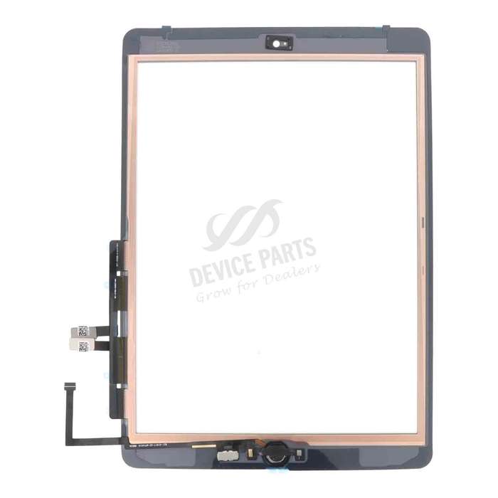 Touch Screen + Touch Screen Adhesive with Gold Fingerprint Sensor Flex Cable for iPad 9.7 2018(iP...