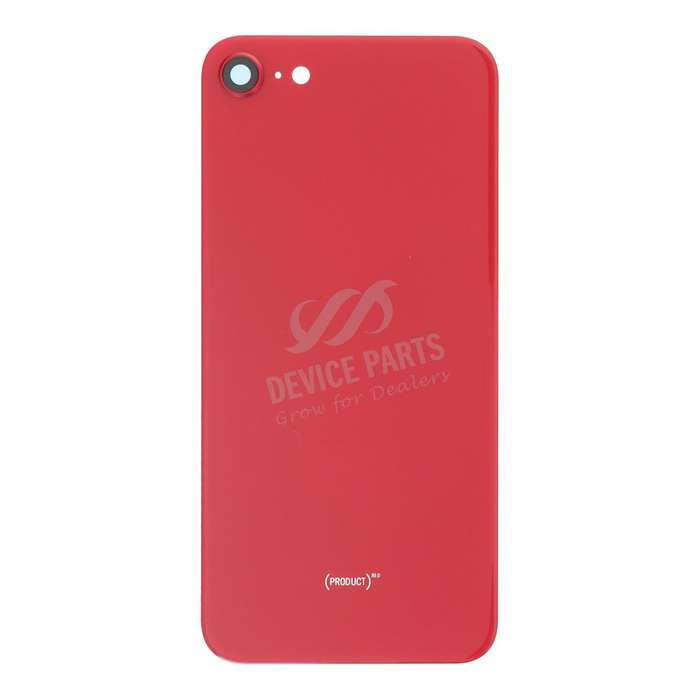 Battery Door + Back Camera Lens and Bezel for iPhone SE 2020 Red OEM