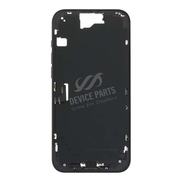 Middle Frame Assembly with Side Buttons + SIM Card Tray for iPhone 16 Plus European Version Black...
