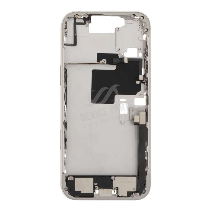 Middle Frame Assembly with Side Buttons + SIM Card Tray for iPhone 16 Pro Max European Version Wh...