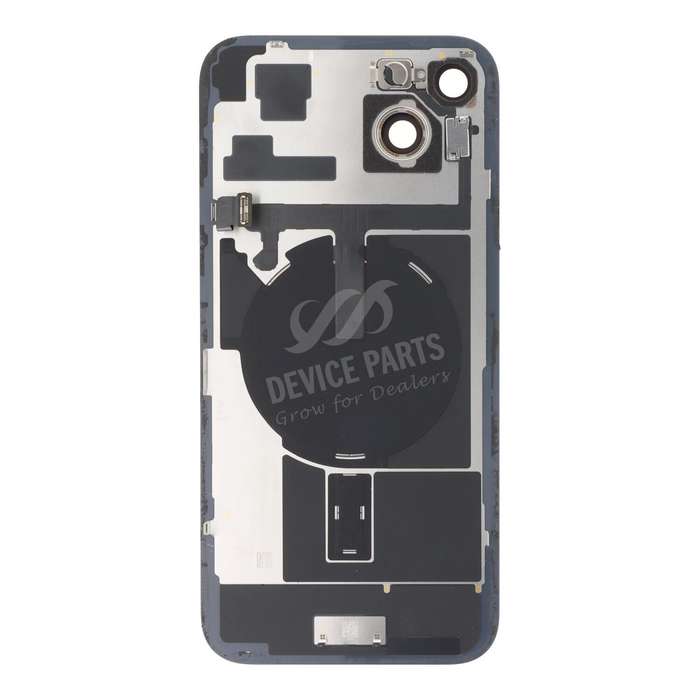 Battery Door + Back Camera Lens and Bezel with Magnetism Ring+Metal Plate+Wireless Charger Chip+F...