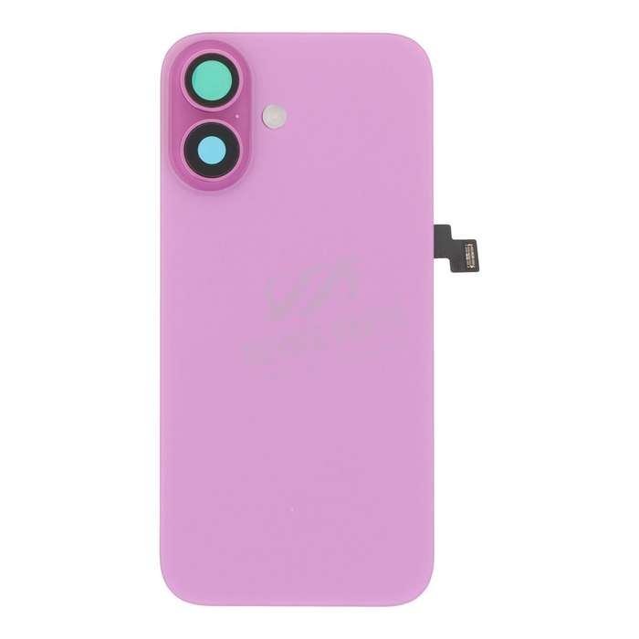 Battery Door + Back Camera Lens and Bezel with Magnetism Ring+Metal Plate+Wireless Charger Chip+F...