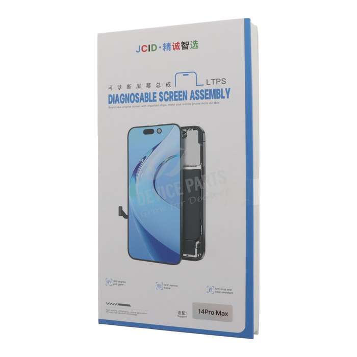 Screen Replacement for iPhone 14 Pro Max Non Replace Chip + Diagnosable JCID 90Hz TFT Black HQ