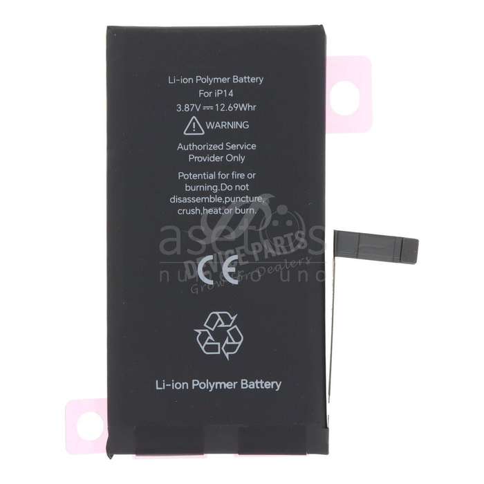 JC 3580mAh Battery + Battery Adhesive for iPhone 14 High Capacity Version + Diagnosable + Battery...