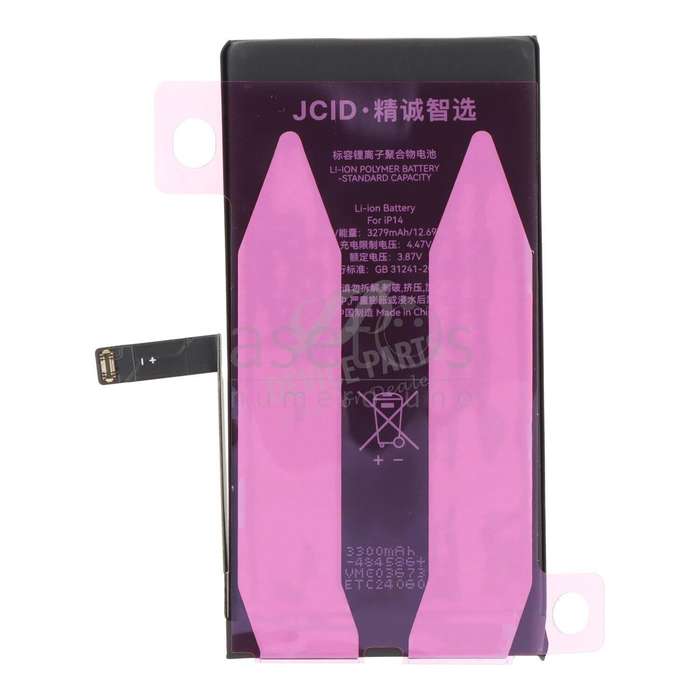 JC 3580mAh Battery + Battery Adhesive for iPhone 14 High Capacity Version + Diagnosable + Battery...