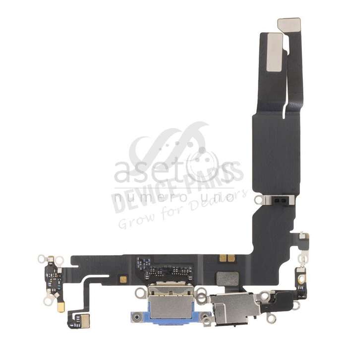 Charging Port Flex Cable with Charging Port Module for iPhone 16 Ultramarine Ori R