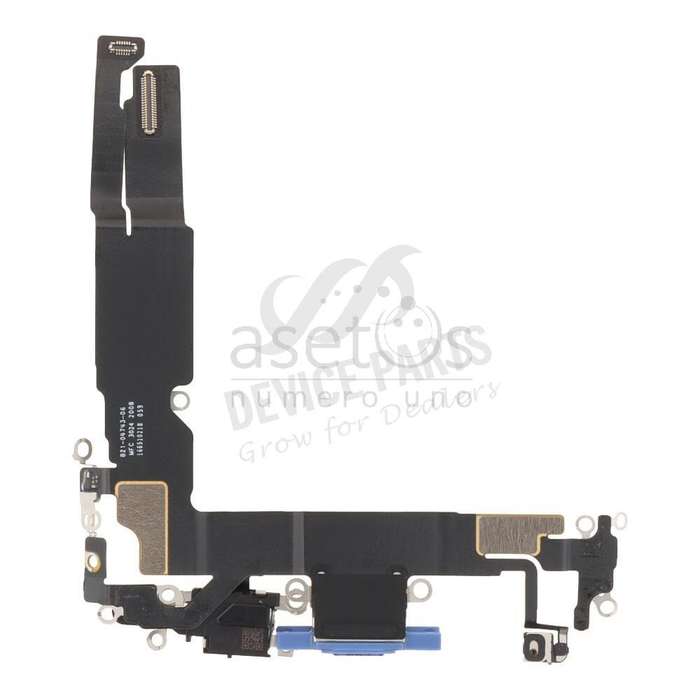 Charging Port Flex Cable with Charging Port Module for iPhone 16 Ultramarine Ori R