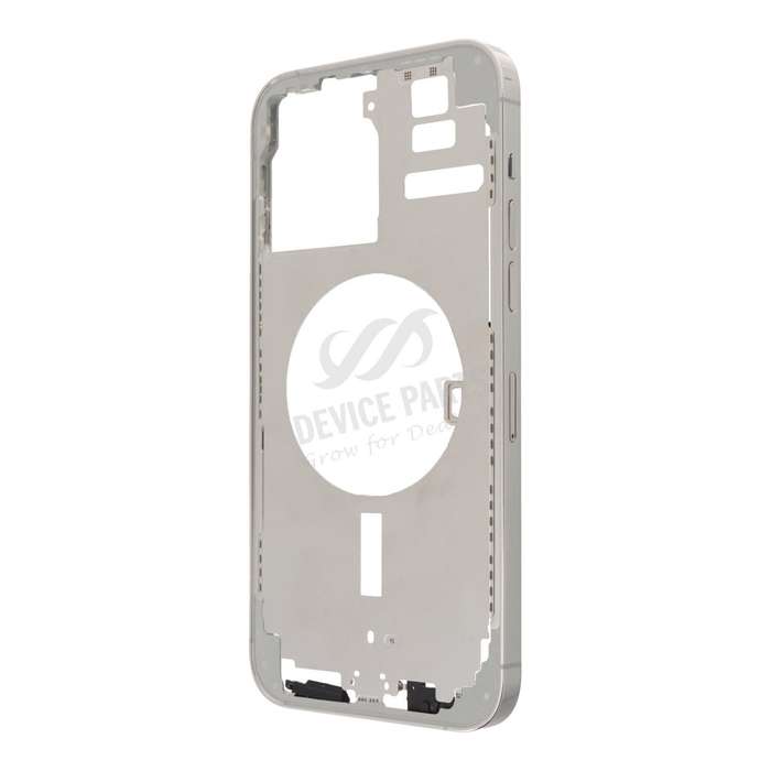 Middle Frame with Side Key+Side Rails+Card Tray+Speaker Anti-Dust Mesh for iPhone 14 Pro Max A289...