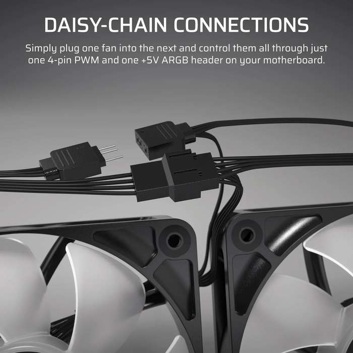 Corsair RS120 ARGB 120mm PWM Fans Triple Pack