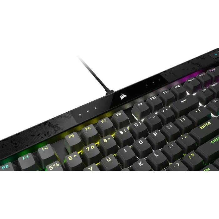 Corsair K70 MAX RGB Magnetic-Mechanical Gaming Keyboard; Adjustable CORSAIR MGX Switches; Steel Gray
