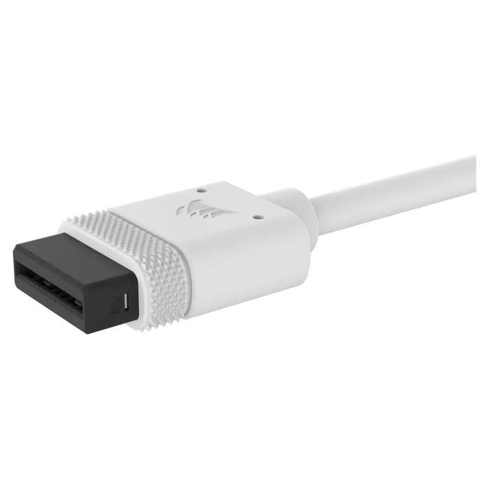 CORSAIR iCUE LINK Cable; 2x 100mm with Straight connectors; White