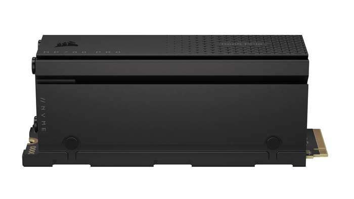 Corsair MP700 PRO 1TB M.2 NVMe PCIe Gen. 5 x4 SSD with Cooler; Read Up To 11 700MB/s; Write up to...