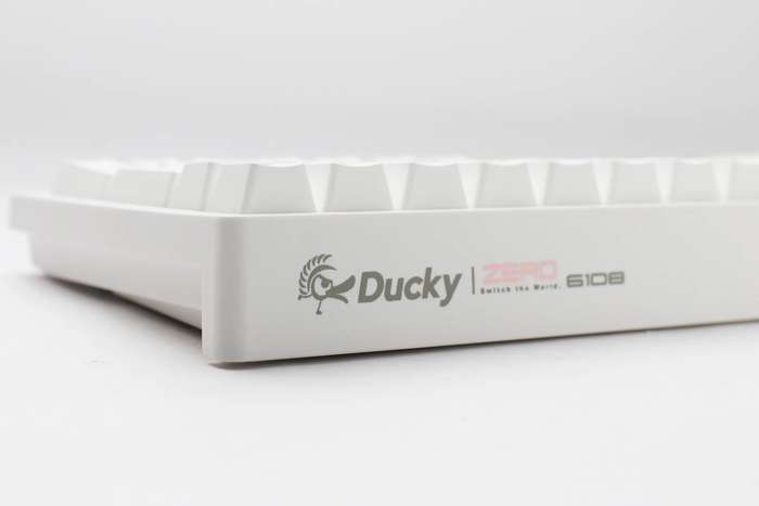 Ducky Keyboard Zero 6108 100% Mechanical Wireless Keyboard; RGB; USB 2.0 / 2.4GHz / BT - White - ...