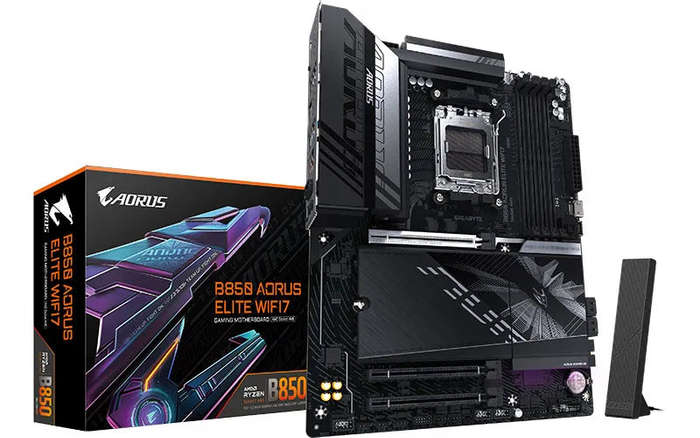 GIGABYTE AMD B850 Gaming Chipset for AMD AM5; 4x Dual DDR5; 3x M2; 1x HDMI 1x DP. .