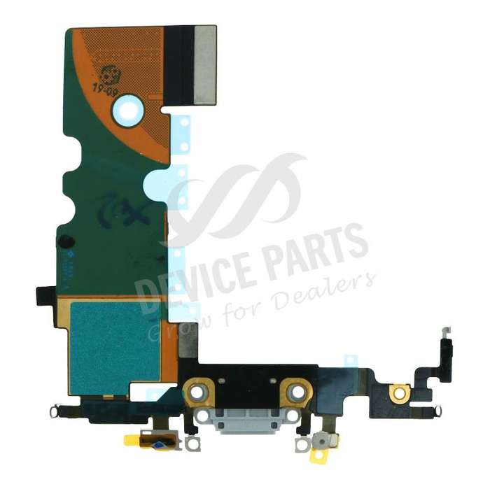 Charging Port Flex Cable for iPhone 8 Light Gray Ori