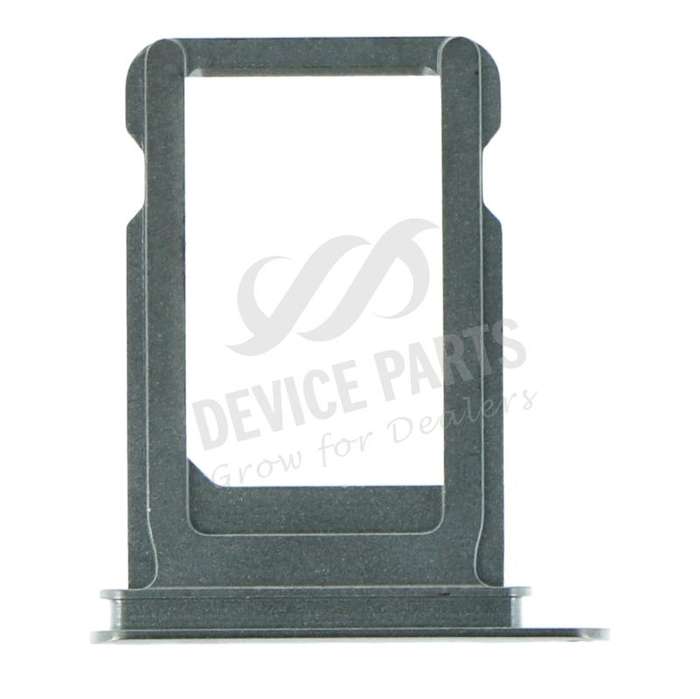 SIM Card Tray with Waterproof Rubber Ring for iPhone X Single Card Version White Ori